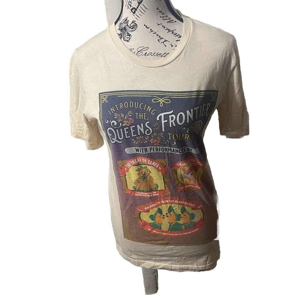 The Lost Bros Adult Small Country Bear Jamboree Queens Frontier Tour T-Shirt - Picture 12 of 12